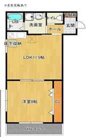 エステート箕輪の間取り画像