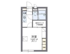 レオパレスグランドゥール横井上の間取り画像