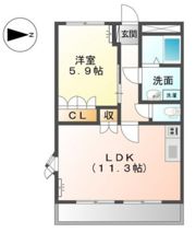 ウエストビレッジ434の間取り画像