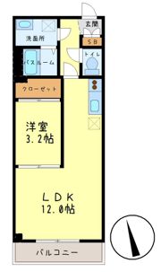 ネクサス広白石の間取り画像