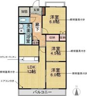 ペルテIIの間取り画像