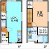 ボヌール B棟の間取り画像