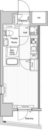 VERXEED阪東橋MAXIVの間取り画像
