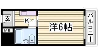 メゾンド六甲パートⅠの間取り画像