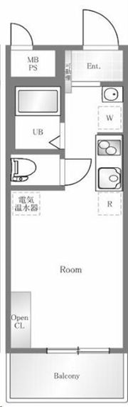 エヴェナール方南町(エヴェナールホウナンチョウ)の間取り画像