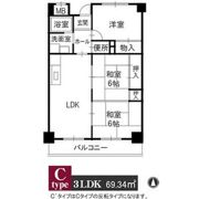 ハイム矢納の間取り画像