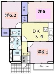 クレールの間取り画像