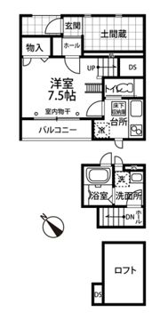 カムトゥルー イーストの間取り画像