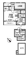 カムトゥルー イーストの間取り画像