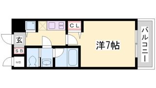 アスヴェル神戸ハーバーサイドの間取り画像