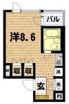 ワイティーコートの間取り画像