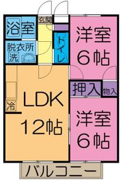 カーサコリーナの間取り画像