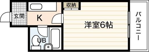 K･B･M三筋の間取り画像