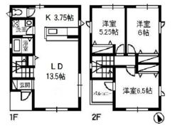 ベルホワイトの間取り画像