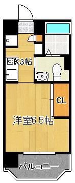 コンプレート千代ヶ崎の間取り画像
