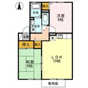 セジュール一ツ木の間取り画像