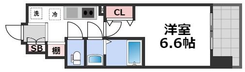 Luxe難波南の間取り画像