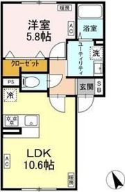 first sky Kの間取り画像