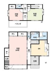 佐島1丁目 海が見える戸建ての間取り画像