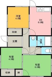 喜多川545-5 貸家の間取り画像