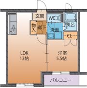 ハートフルマンション アークtwoの間取り画像