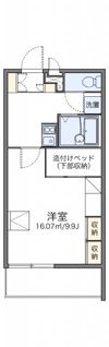 レオパレスはるかぜの間取り画像