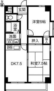サニーコート平和の間取り画像