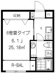 フォセット上北沢の間取り画像