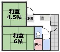 旭マンションの間取り画像