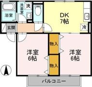 ハイカムール B棟の間取り画像