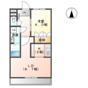 グランディール泰英1号館の間取り画像