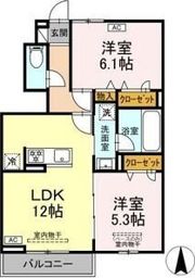 (仮称)D-ROOM岩倉市大市場町の間取り画像