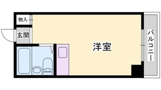 シャトー第9神戸の間取り画像