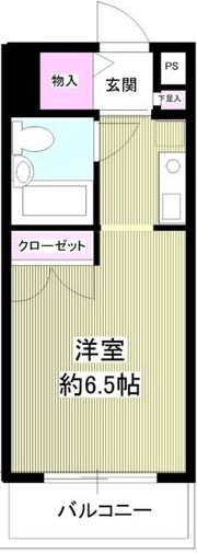 メゾン市川の間取り画像