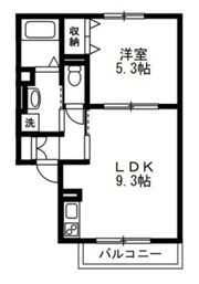 ヴィレッジハルミⅠの間取り画像