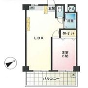 正興鶴瀬駅前マンションの間取り画像