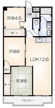 東洋ハイツパートIIの間取り画像