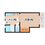 ハイツサンフラワーの間取り画像