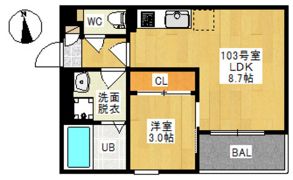 REGALEST 平井の間取り画像