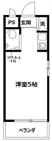 パレス天王町の間取り画像