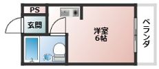 カムネス経大前の間取り画像
