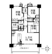 セイワパレスレジデンス御影の間取り画像