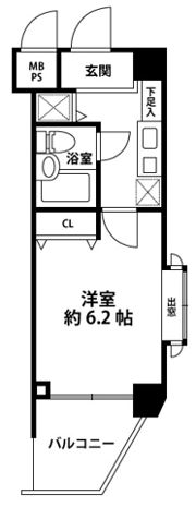 ダイヤモンドスクエア桜台の間取り画像