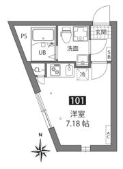 アザレア板橋の間取り画像