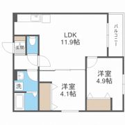アバンティオ小阪の間取り画像