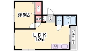 ボシュケ六甲の間取り画像