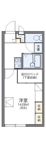 レオパレスKyokusuiの間取り画像