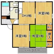 フレグランス鴨生田IIIの間取り画像