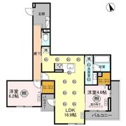 クレールの間取り画像