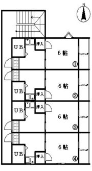 コート扇町Iの間取り画像